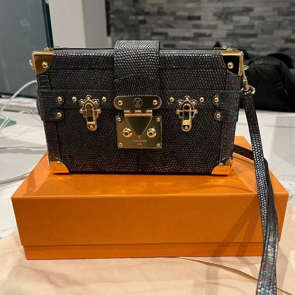 Louis Vuitton Bags Petite Malle Lizard Skin Box Bag Poshmark